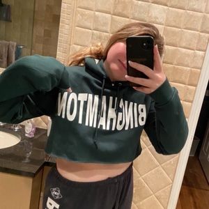 Binghamton cropped sweatshirt